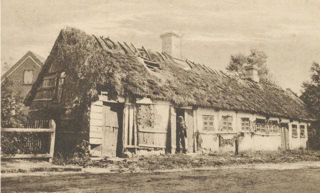Gammel købmandsforretning - Huset lå mellem Bobjergvej og Storegade - ca. 1900 (B2186)