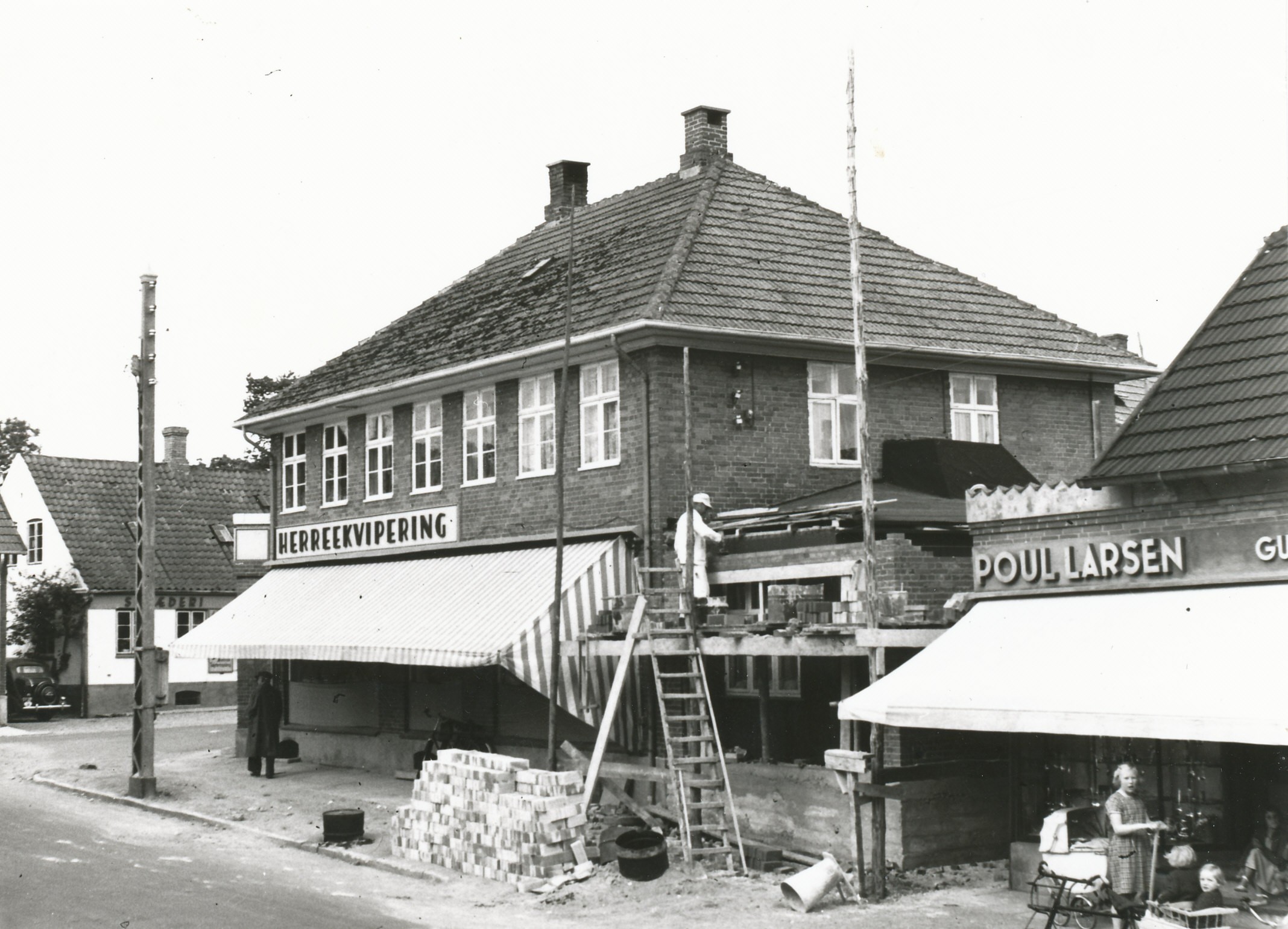 Hjørnet af Enghaven og Storegade, ca. 1951 (B2215)