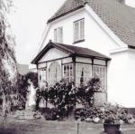Asnæs. Veranda på ejendommen Esterhøjvej 11 - ca. 1960 (B2231)