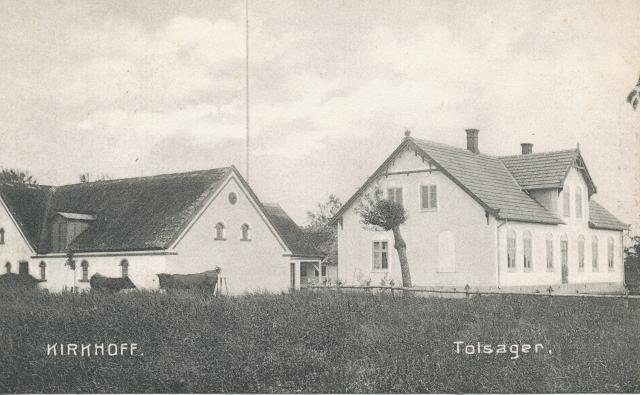 Gården "Kirkhoff" i Tolsager, ca. 1914 (B2280)