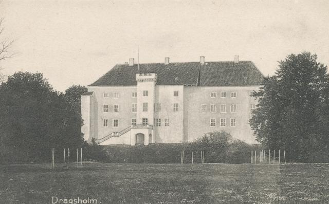 Dragsholm Slot set fra Fruerlunden - før 1907 (B2289)