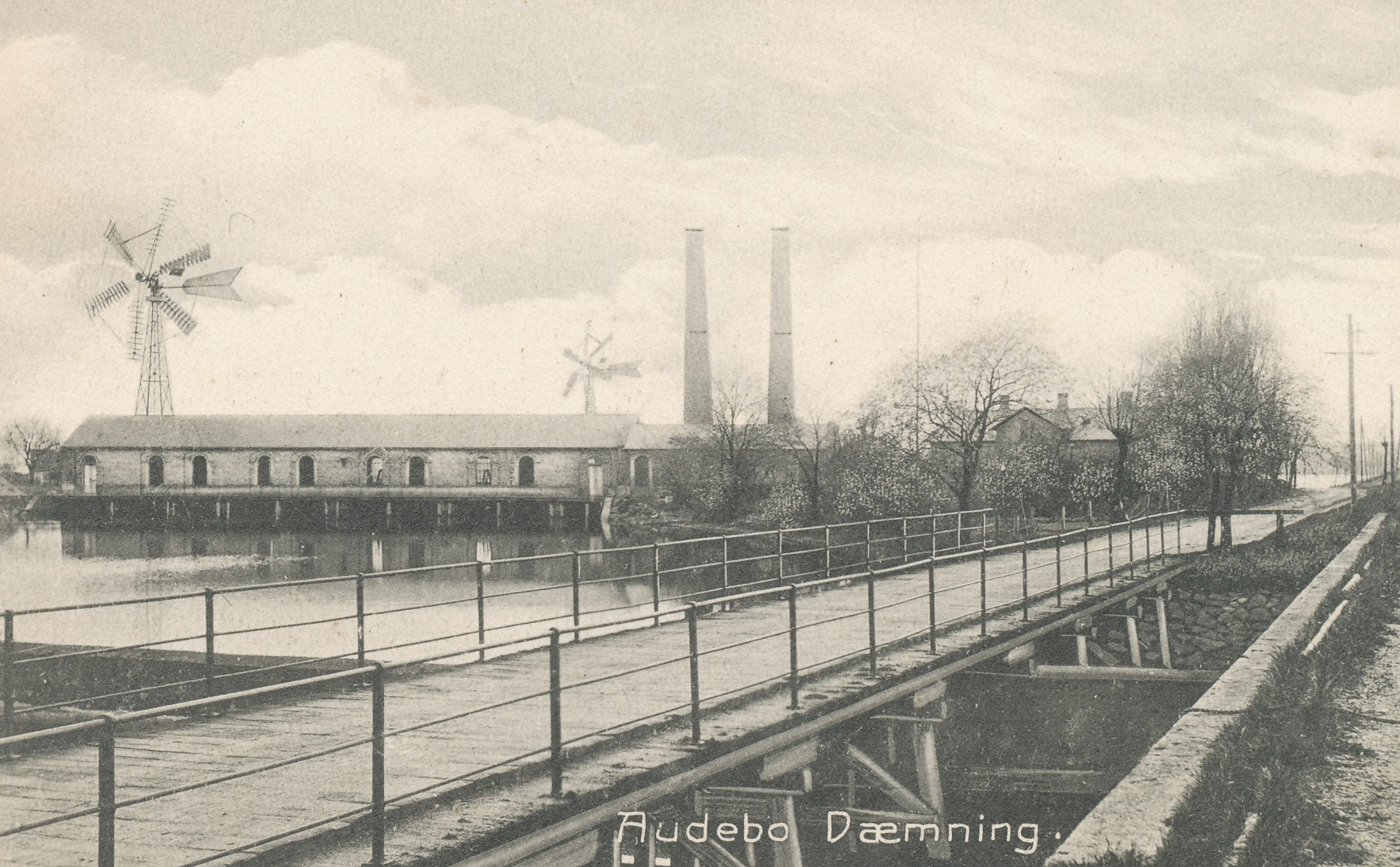 Audebo Pumpestation, ca. 1914 (B2303)