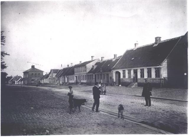 Algade, Nykøbing Sj. - Set mod Lindeallé - ca. 1900 (B90099)