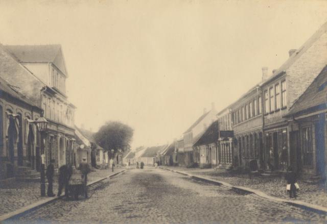 Algade fra Grundtvigsvej til Svanestræde - ca. 1900 (B90182)