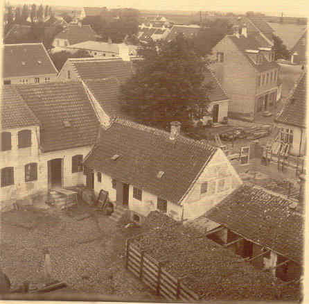 Købmand Hans Hansens gård - før 1920 (B90383)