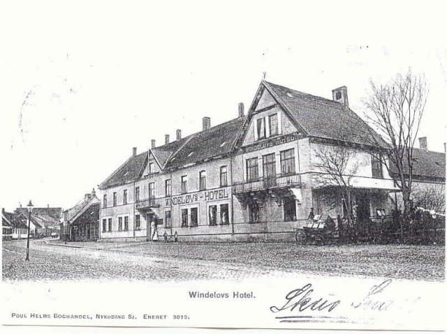 Windeløvs hotel på Algade - ca. 1910 (B90432)