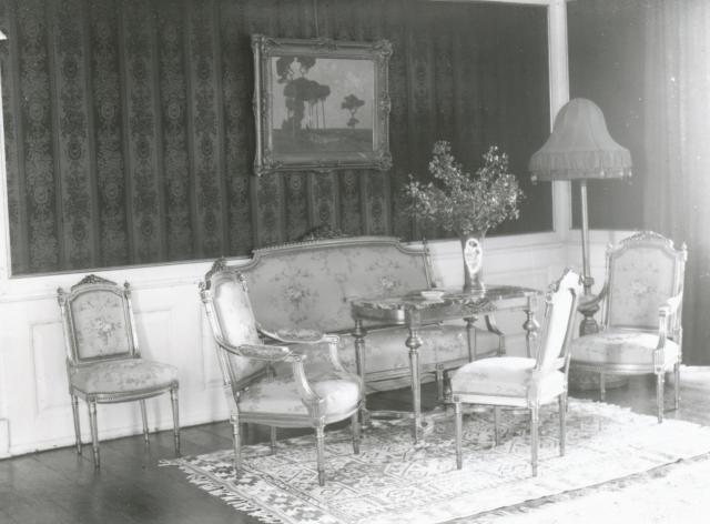 Dragsholm Slot. Salon. Interiør - 1940 (B2588)