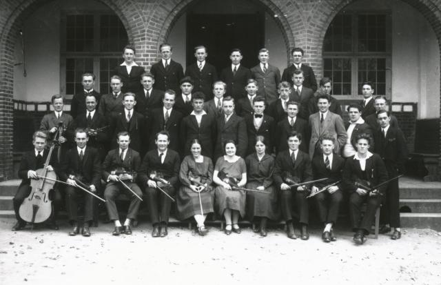 Vallekilde Højskole. Sangkoret - 1929 (B2712)