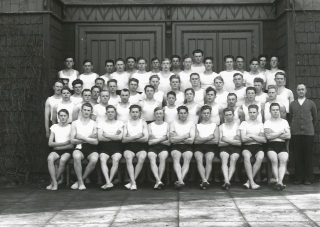 Vallekilde Højskole. Gymnastikhold - 1936 (B2689)