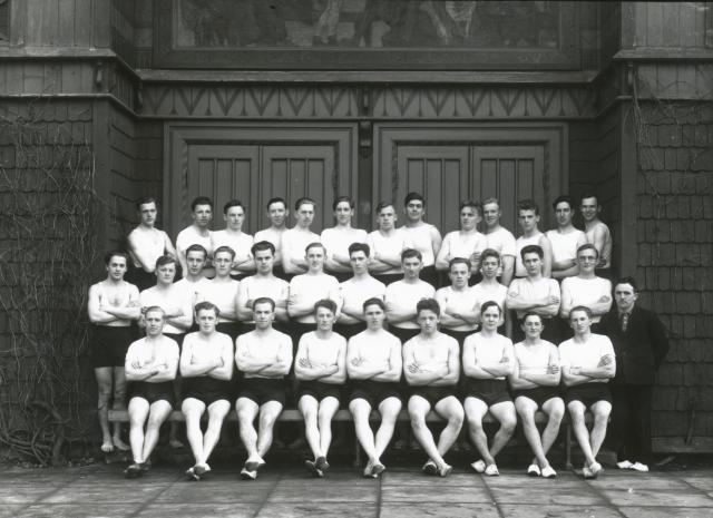 Vallekilde Højskole. Gymnastikhold - 1936 (B2700)