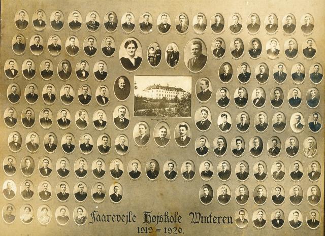 Fårevejle Højskole - Vinteren 1919-1920 (B2719)