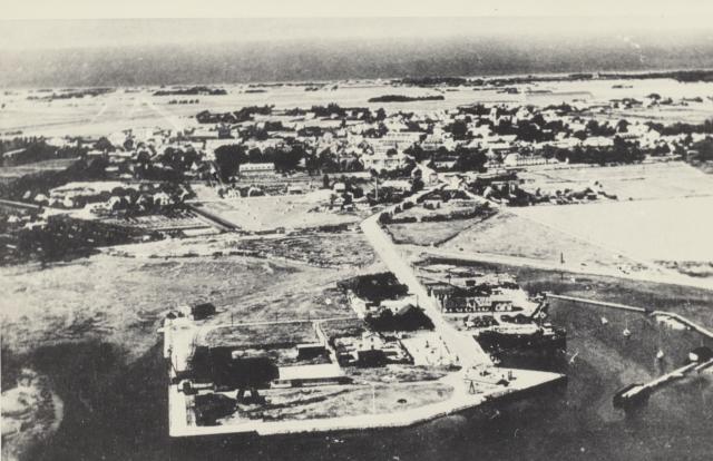 Luftfoto fra 1960'erne af Nykøbing Sj. ( B90004)