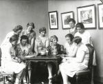 Vallekilde Højskole. Kvindelige elever - 1928 (B2797)
