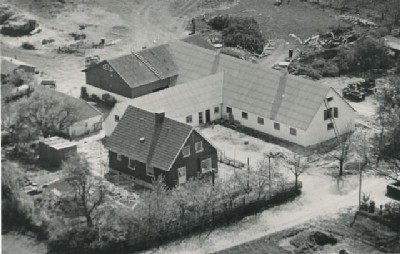 Bakkehavegård efter branden i 1951