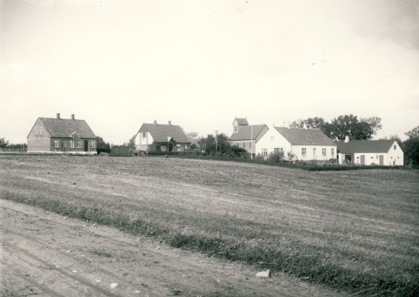 Lumsås set fra Stenstrupvej 1918.jpg