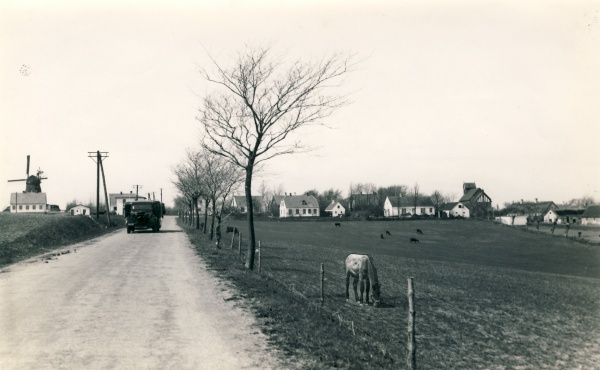 Lumsås set fra Stenstrupvej 1940-45.jpg