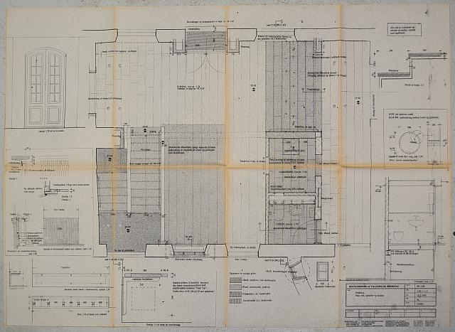 Restaurering af Vallekilde Højskole 1995. Forhal.