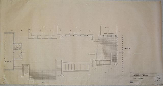 Plan af terrasse.