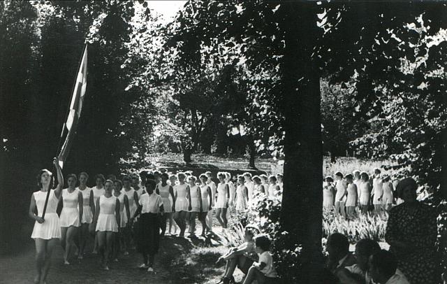 Gymnastikopvisning for egnens beboere - 1955 (B13485)