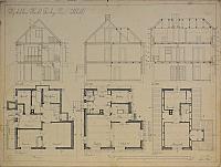 Højskolelærer Harald Grønborgs hus i Vallekilde. Signeret Aksel Skov og dateret 21-1-1930.