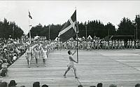 Gymnastikopvisning i Høve - 1954 (B13483)