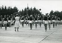 Gymnastikopvisning i Høve - 1960 (B13492)